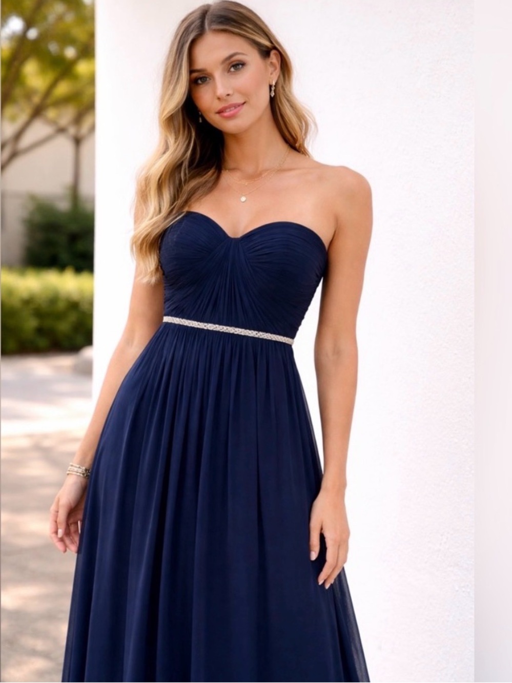 Size 4 Jenny Packham Strapless Dress